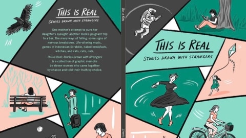  Cover spread of the anthology This is Real: Stories Drawn with Strangers