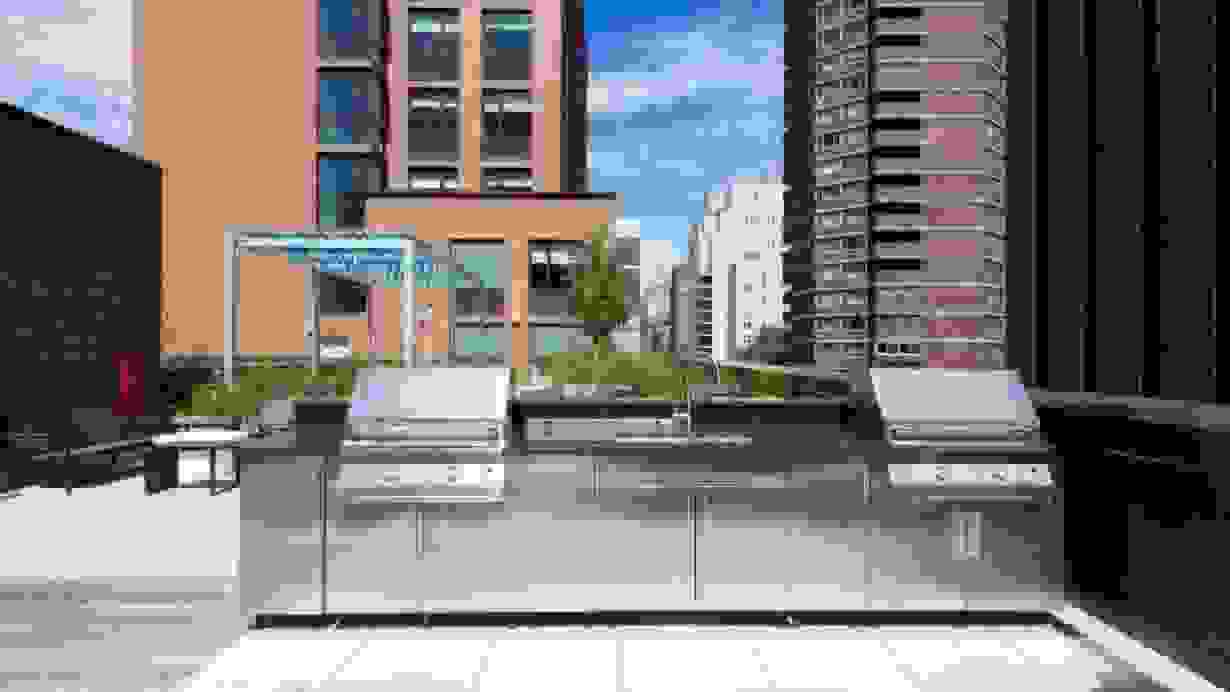 Rooftop of a dorm.