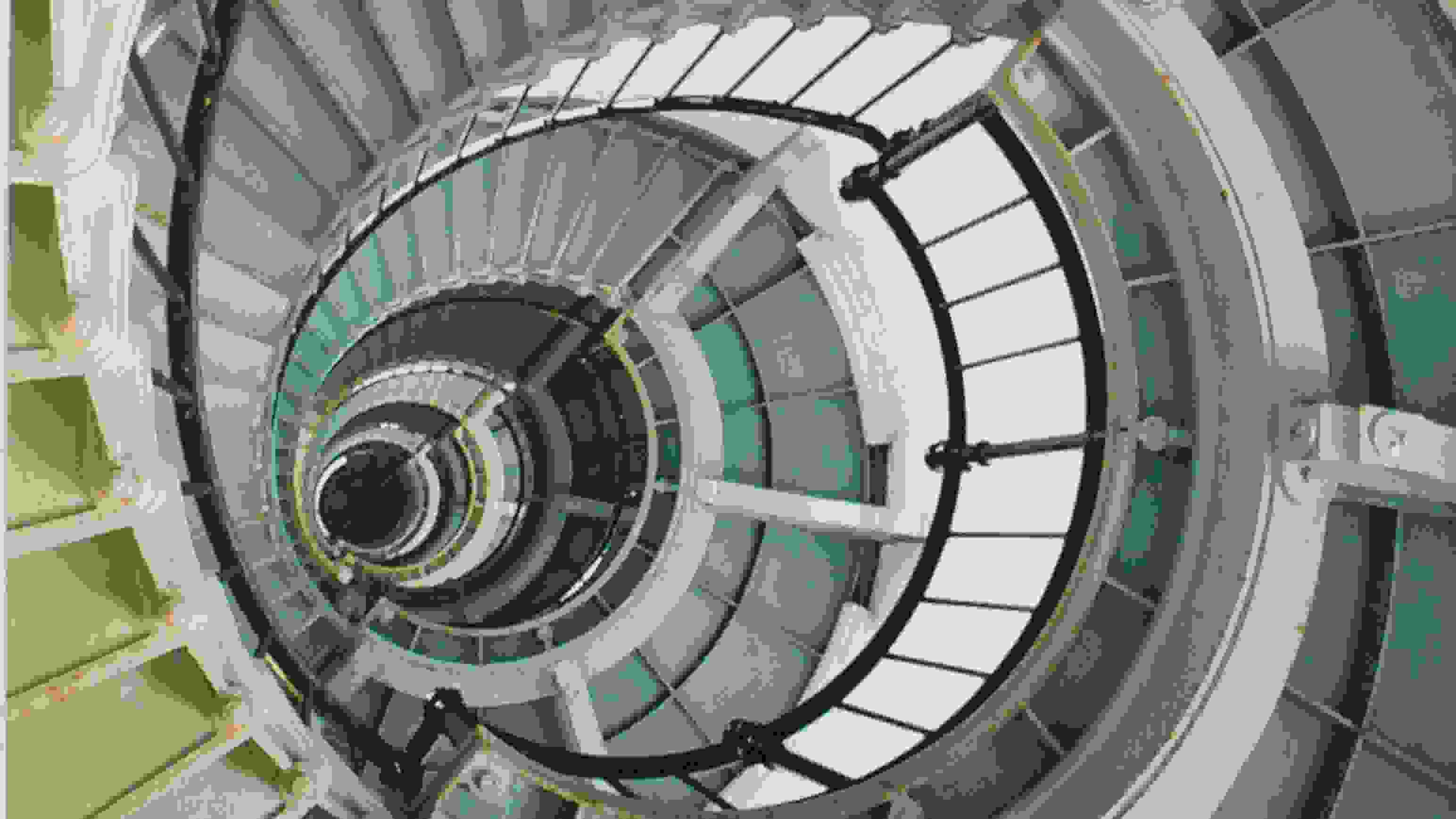 Photo of a stairwell.