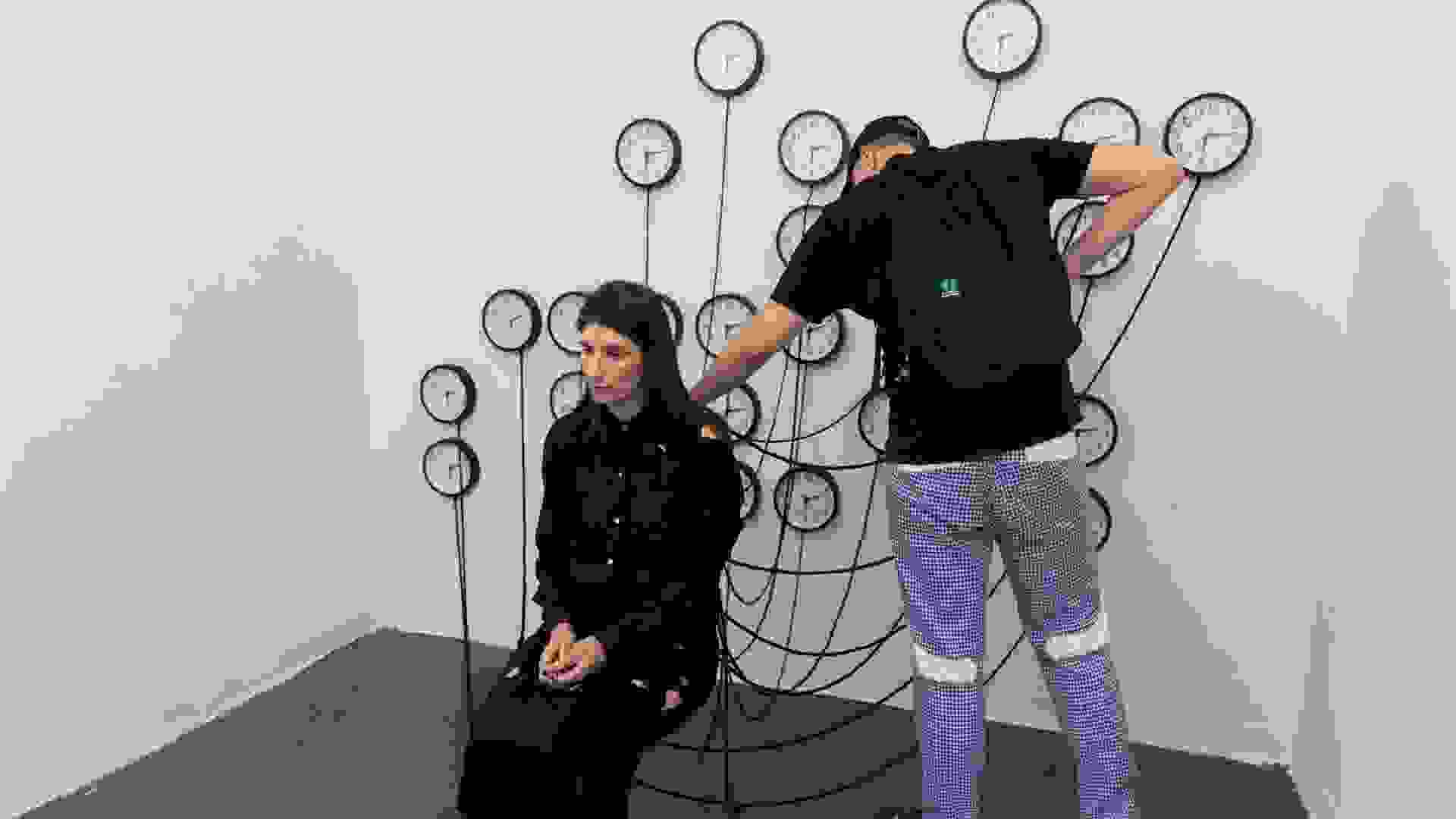 durational performance in studio space