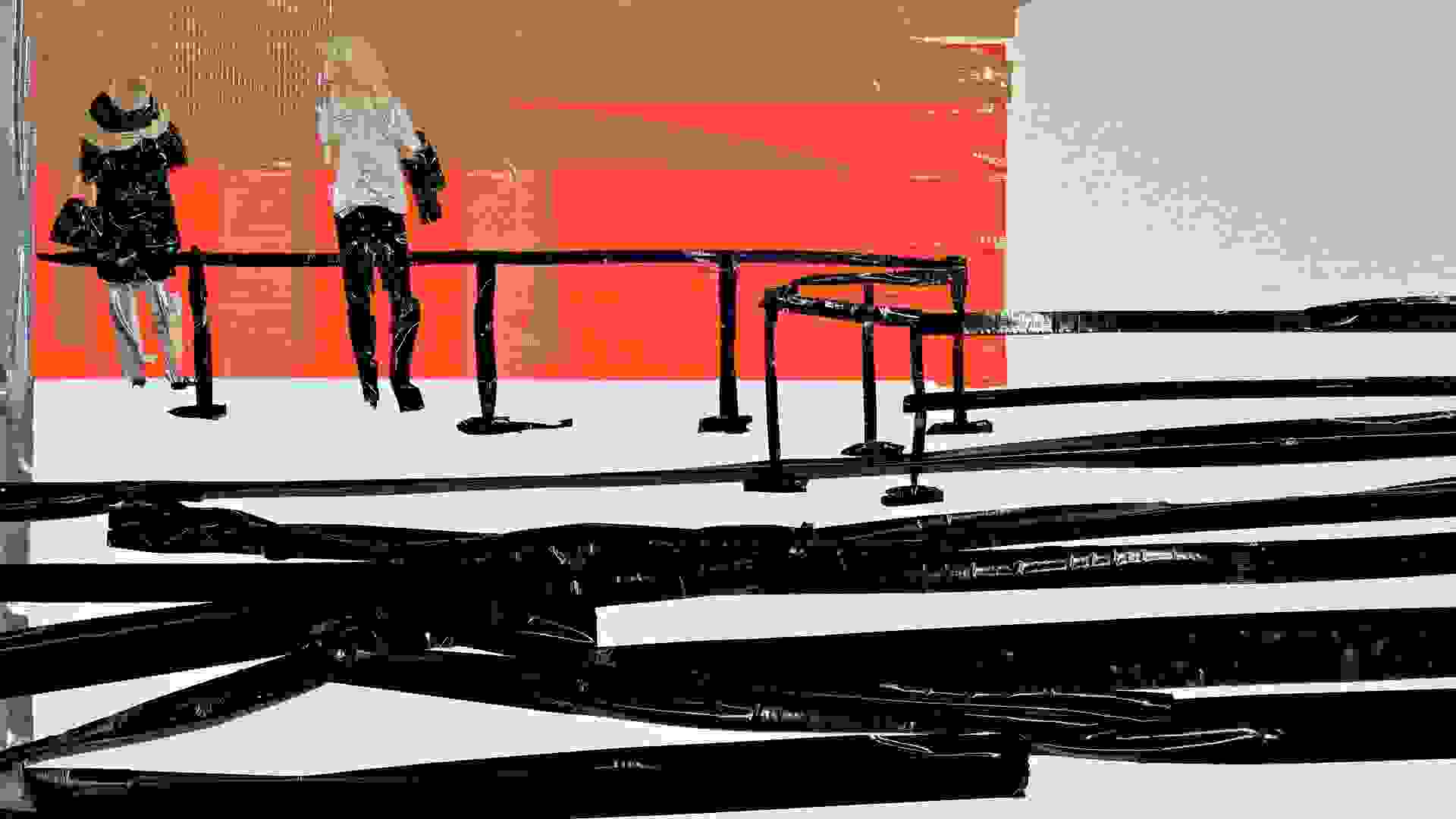 image created using duck tape