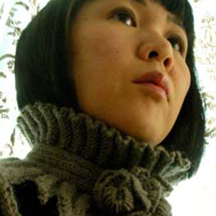 woman with decorative shirt