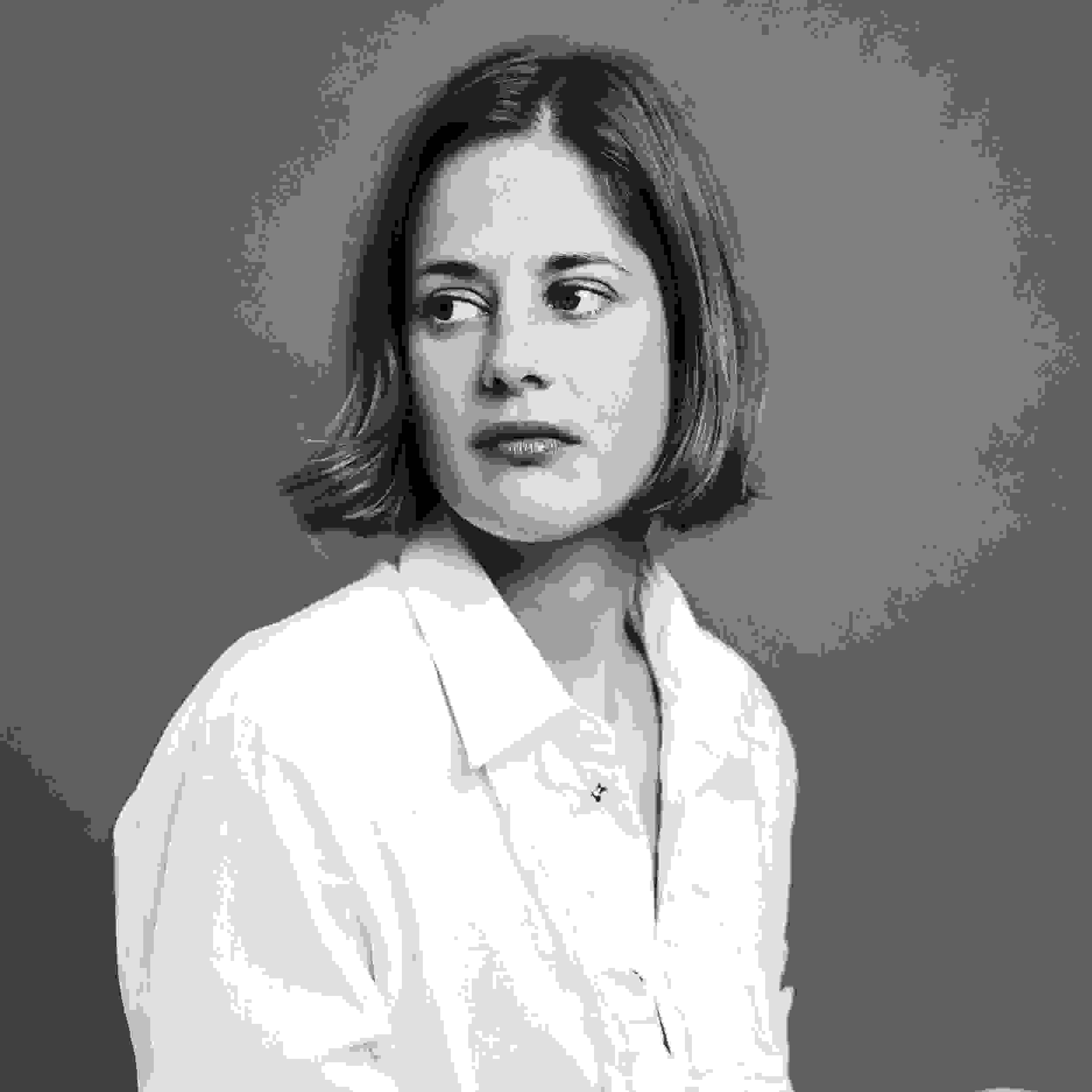 black and white headshot