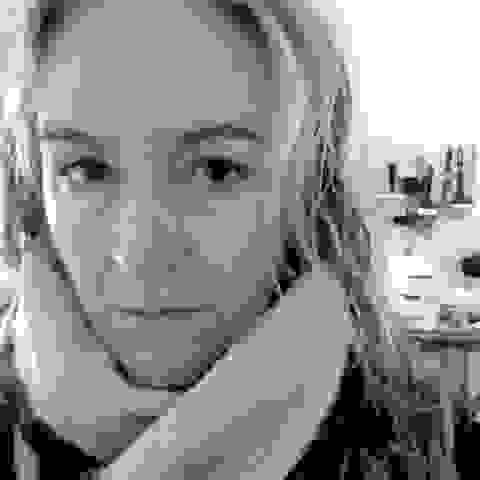 woman black and white