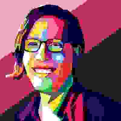 Colorful portrait of M. E. O'Brien