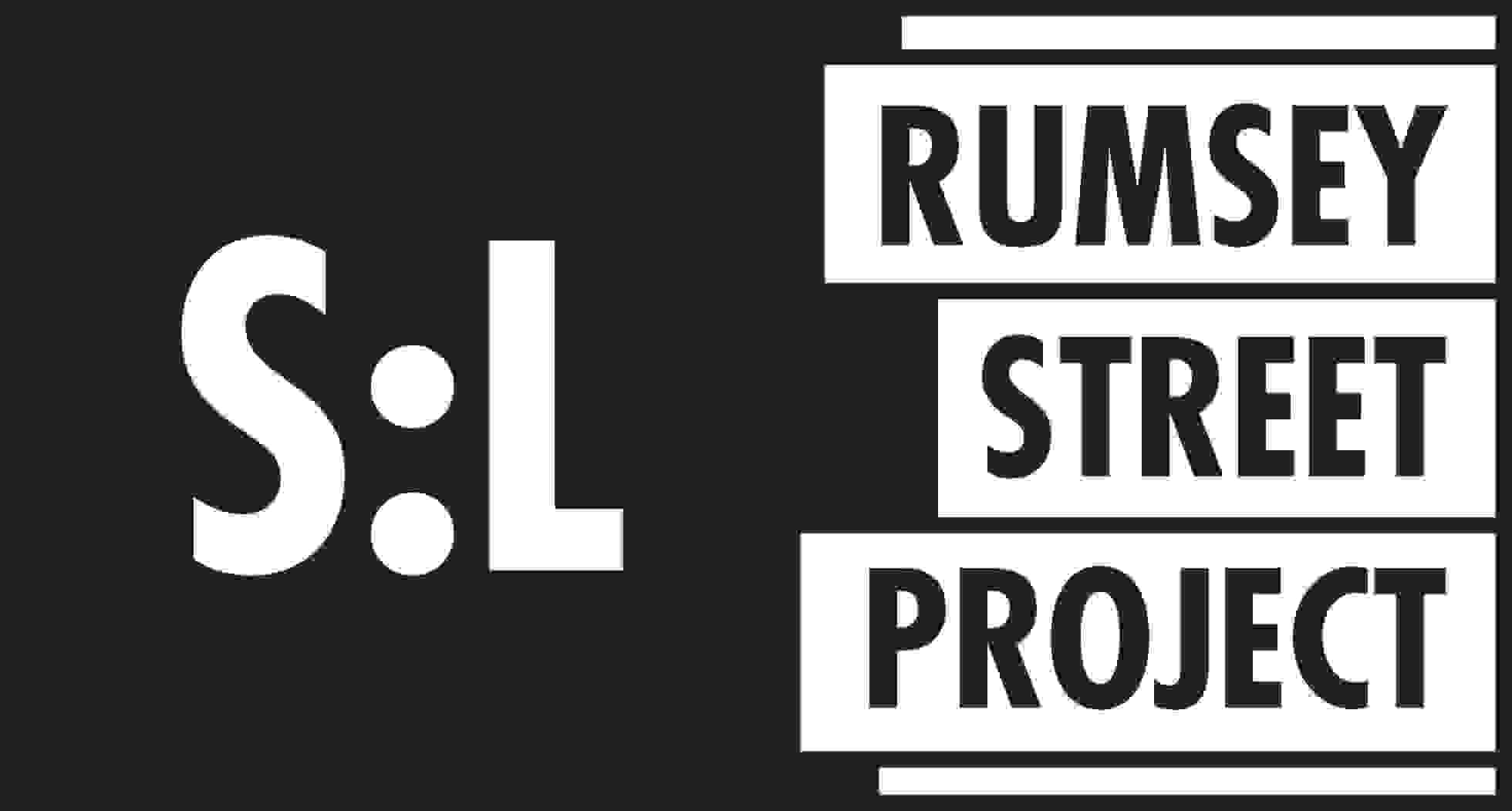 A black and white logo for the Rumsey Street Project