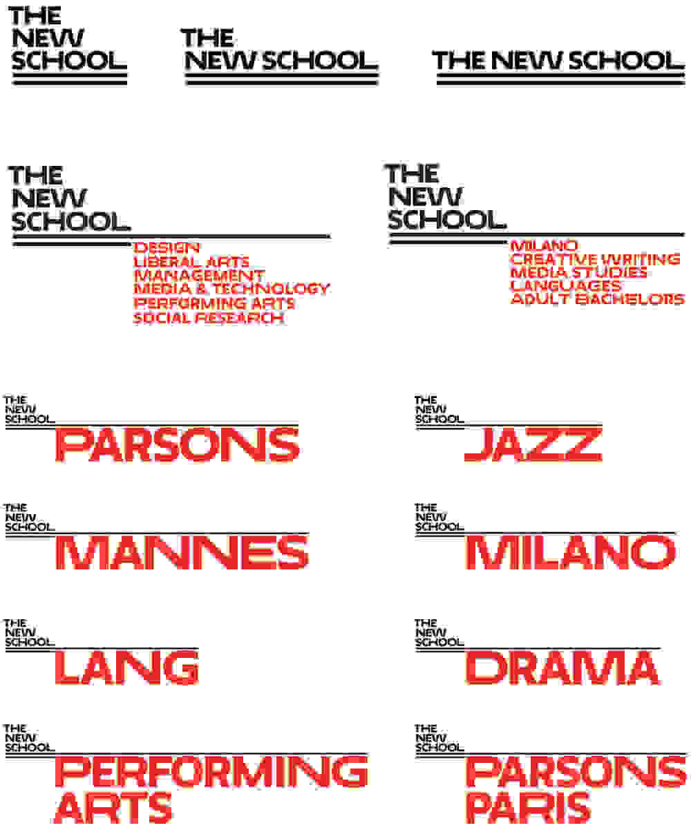Pentagram Rebrands The New School