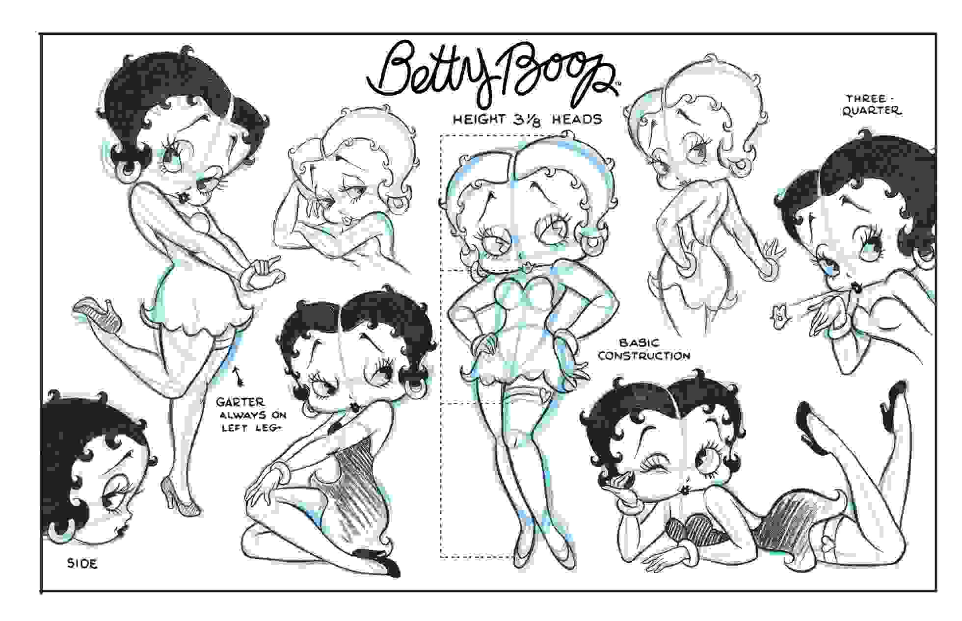 Sketches of Betty Boop