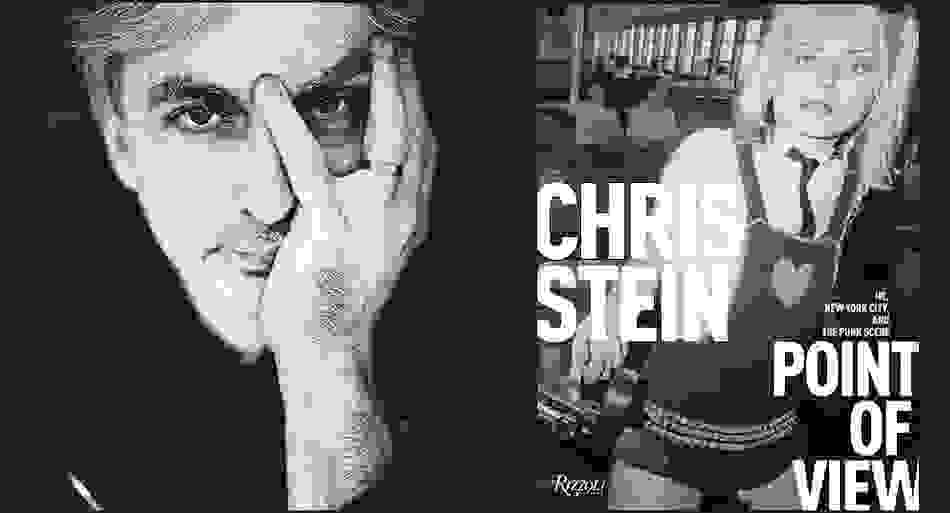 Left: Chris Stein. Right: A <em>Rizzoli New York</em> magazine cover about Chris Stein.
