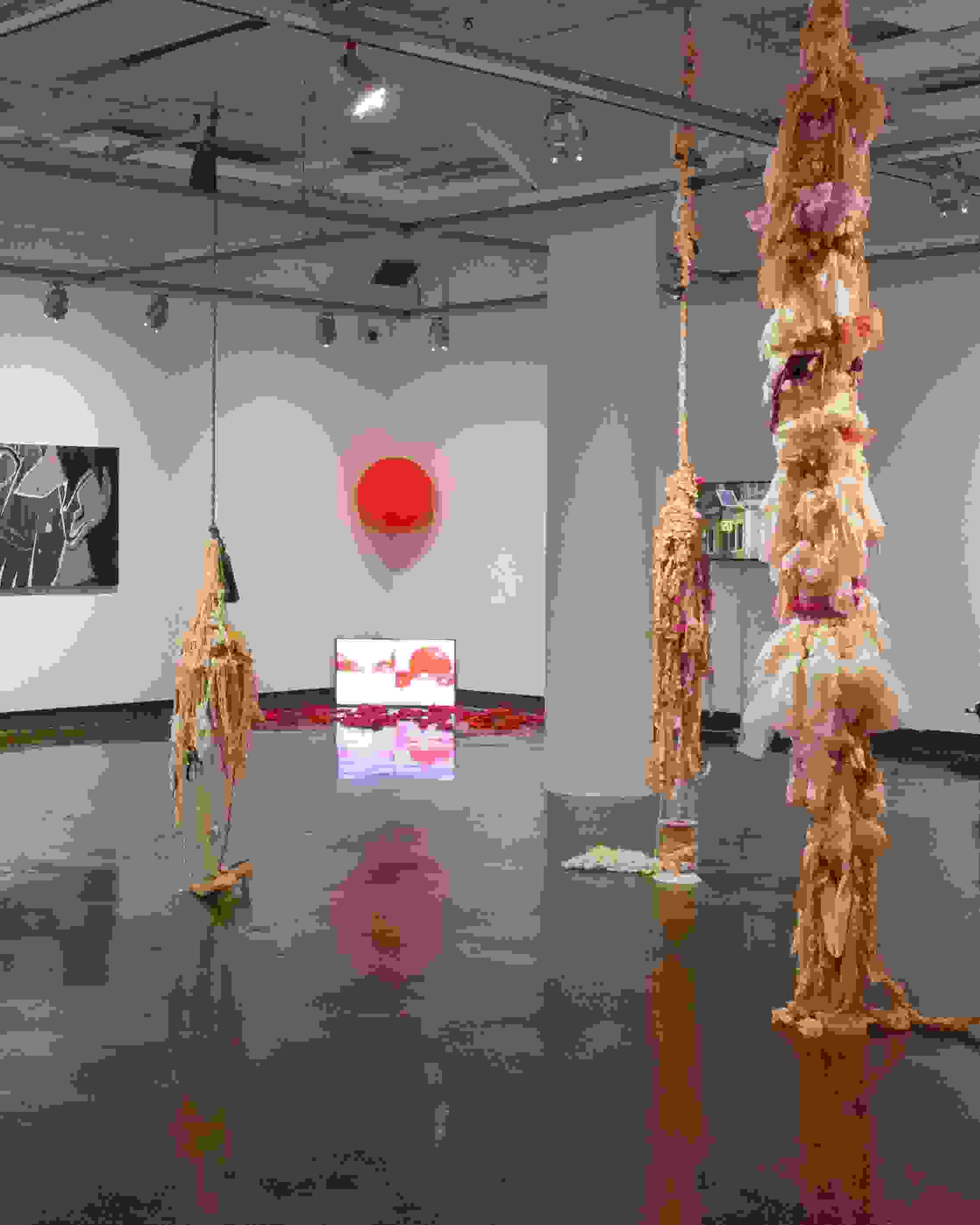 install shot of Outoro thesis exhibition