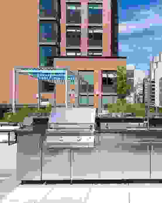 Rooftop of a dorm.