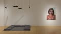Multiple views of SVA Flatiron Gallery and Windows with installation, photographs, and textile throughout the gallery. 