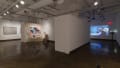 Multiple views of SVA Chelsea Gallery with sculpture, painting, installation and video. 