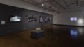 Multiple views of SVA Chelsea Gallery with framed and unframed photographs, video, and installation with projectors. 