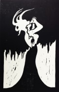 Jonathan Rojas, Rappaccini’s Daughter, 2020, linoleum print