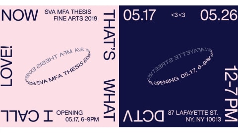 MFA Fine Arts Thesis Exhibition event details