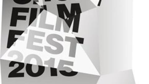 SVA Short Film Festival poster with angular, faceted design