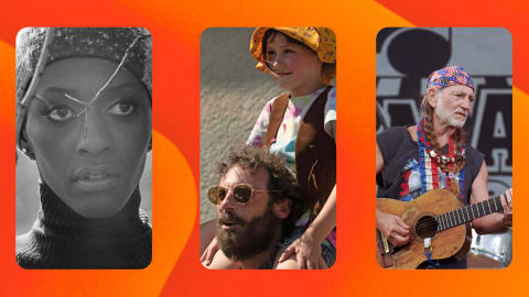 A collage image of different films premiering at the 2023 Sundance and Slamdance Film Festivals