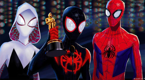 <p "="">An image of <em>Spider-Man: Into The Spider-Verse </em>which won the Oscar for Animated Feature Film. Photo courtesy of Sony Pictures and ©A.M.P.A.S.
