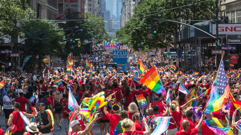 NYC Pride March. Photo by Christopher Gagliardi
