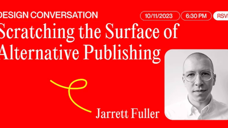 Design Conversation Scratching the Surface of Alternative Publishing with Jarrett Fuller