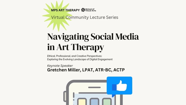 MPS Art Therapy Community Lecture Series: Navigating Social Media in Art Therapy - January 17th