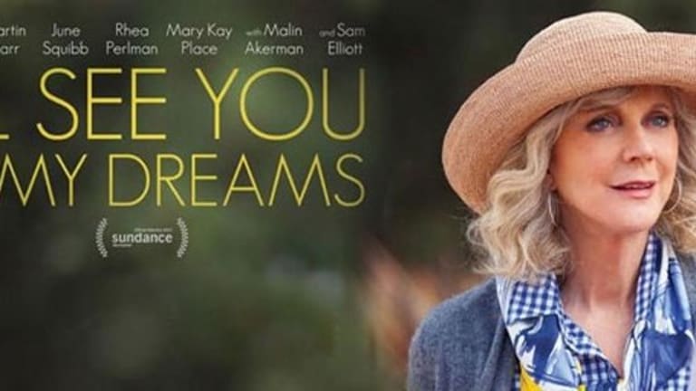 Advertisement graphic for the film "I'll See You In My Dreams"