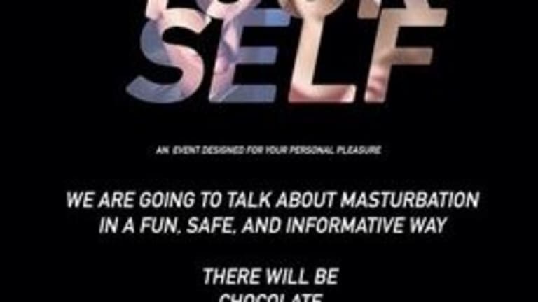 An invitation flyer with the title "Touch Your Self".