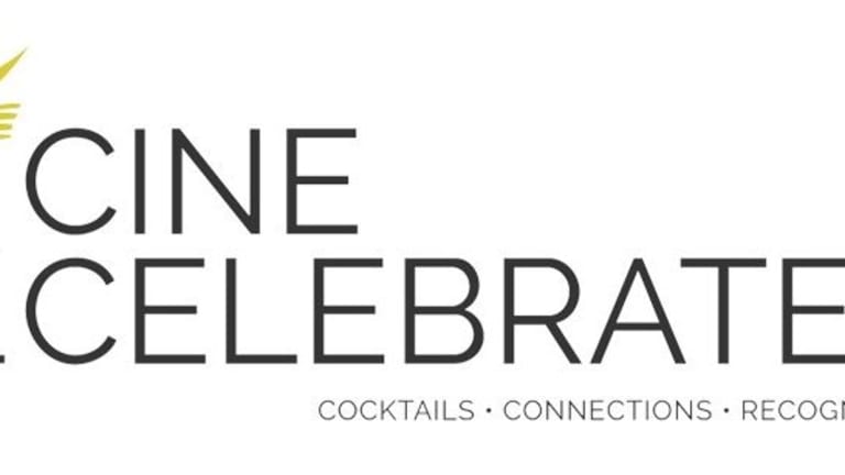 A logo for Cine Celebrates.