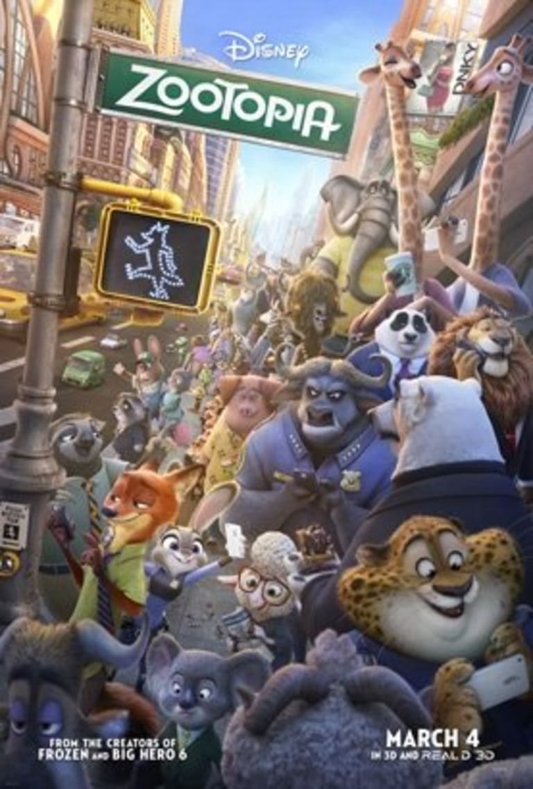 Disney's Zootopia poster