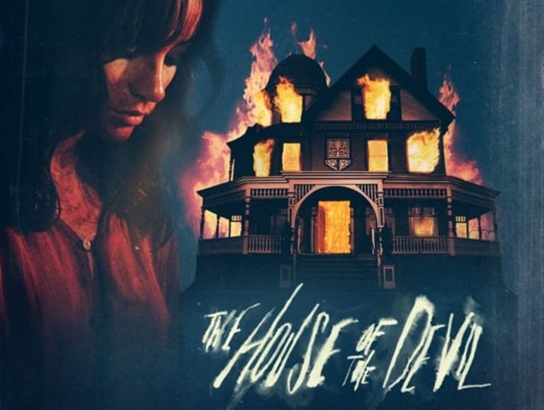 Poster of house on fire