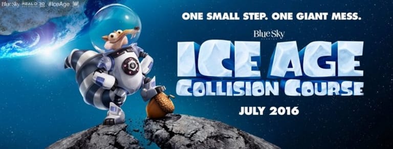 An ad for ice age: collision course.