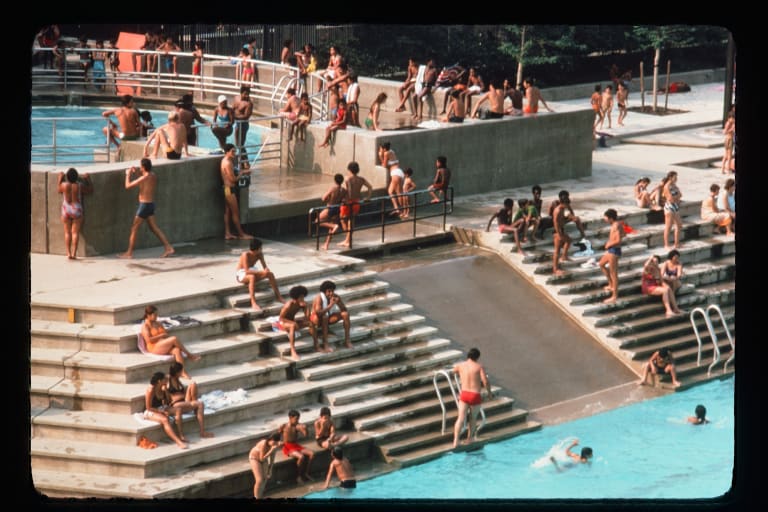 Image: Pool at Harlem River State Park, M. Paul Friedberg, 1973 Courtesy MPFP