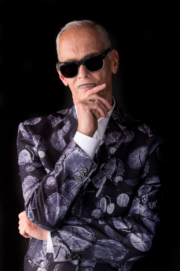 Writer, director, artist and cult icon John Waters, the keynote speaker for the in-person makeup commencement in honor of the classes of 2020 and 2021.