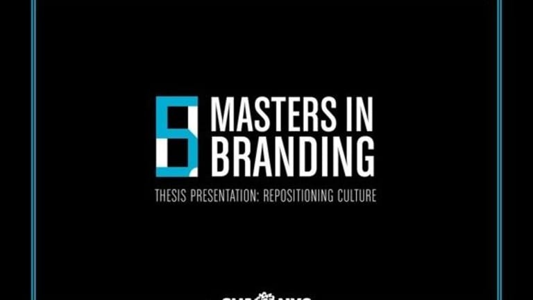Ad for Masters in Branding Thesis Presentation at SVA