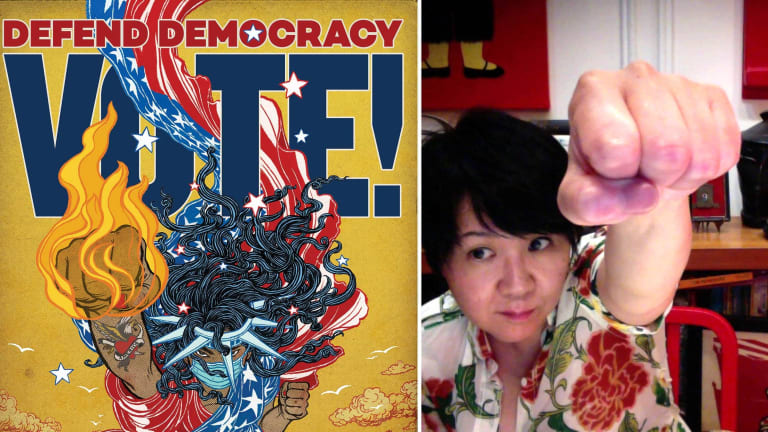 Defend Democracy by Yuko Shimizu