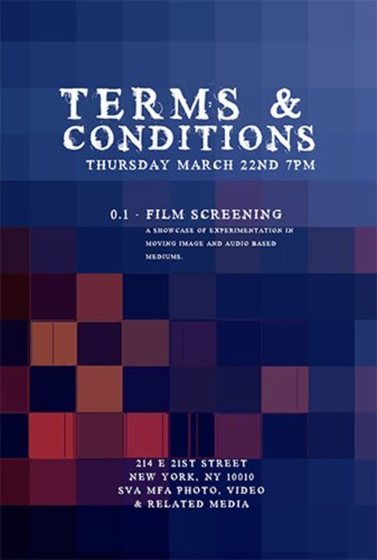 Terms and Condition film screening on march 22nd 7 PM