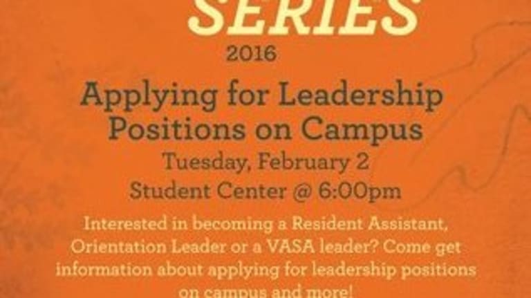 SVA Library advertisement is for a leadership position on campus.