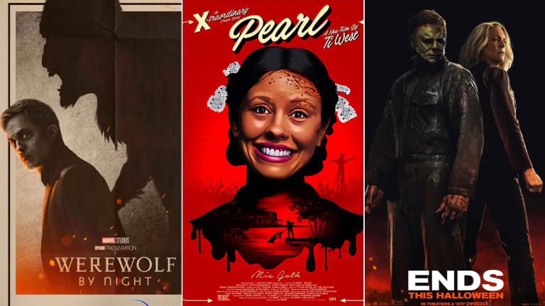 An image collaging three posters for recent horror films.