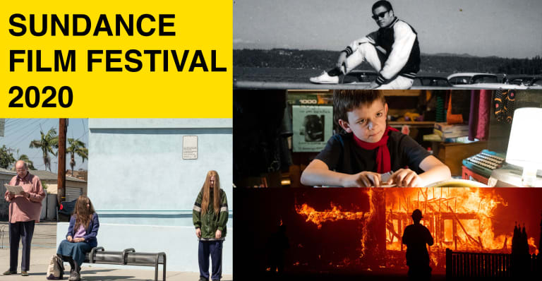 A graphic header for the Sundance Film Festival 2020