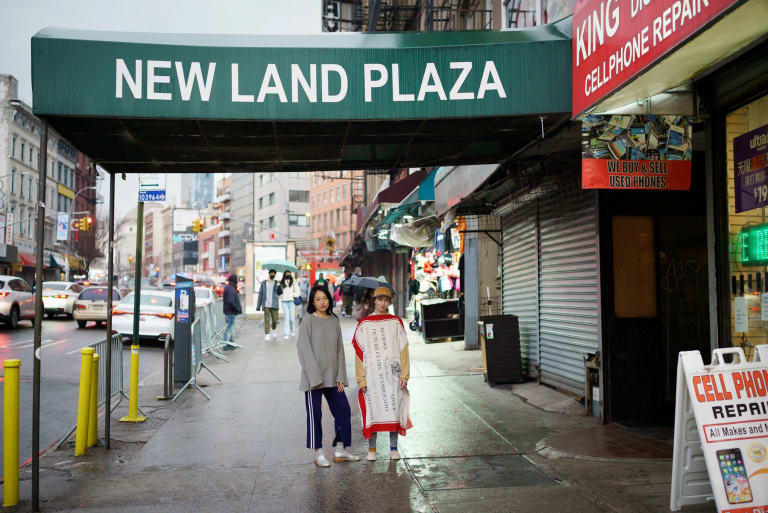 Portrait of Shanzhai Lyric at New Land Plaza. Courtesy Storefront for Art & Architecture. Photo by PJ Rountree.