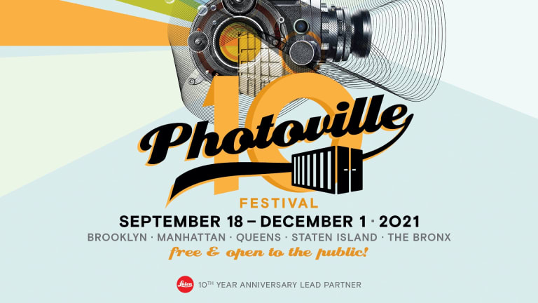 Here is a branded graphic design for Photoville, featuring informational text for the event.