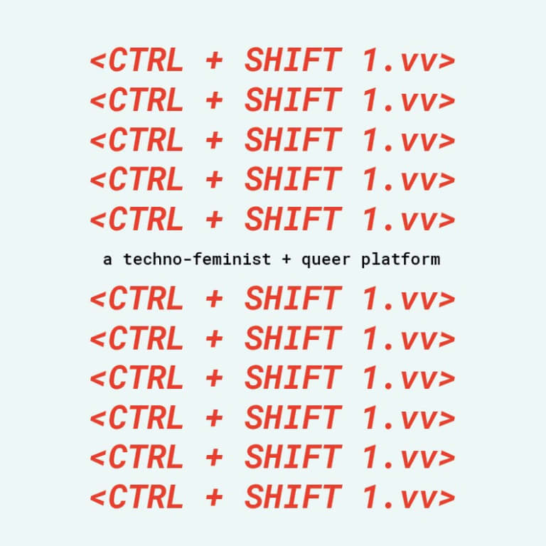 A graphic that says "CTRL + SHIFT 1.vv" 11 times in red font