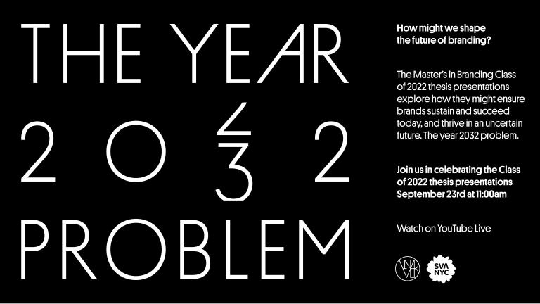 Black background with white text that reads "The Year 2032 Problem" 