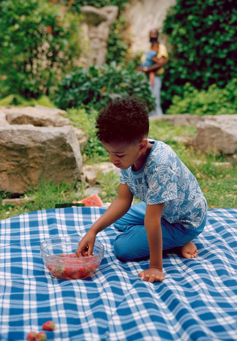 Ashley McLean, Theo in The Garden, 2021, pigmented inkjet print, “Mentors.”