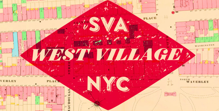 An artisitic map of the West Village.