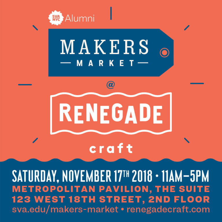 An image of SVA's Makers Market poster
