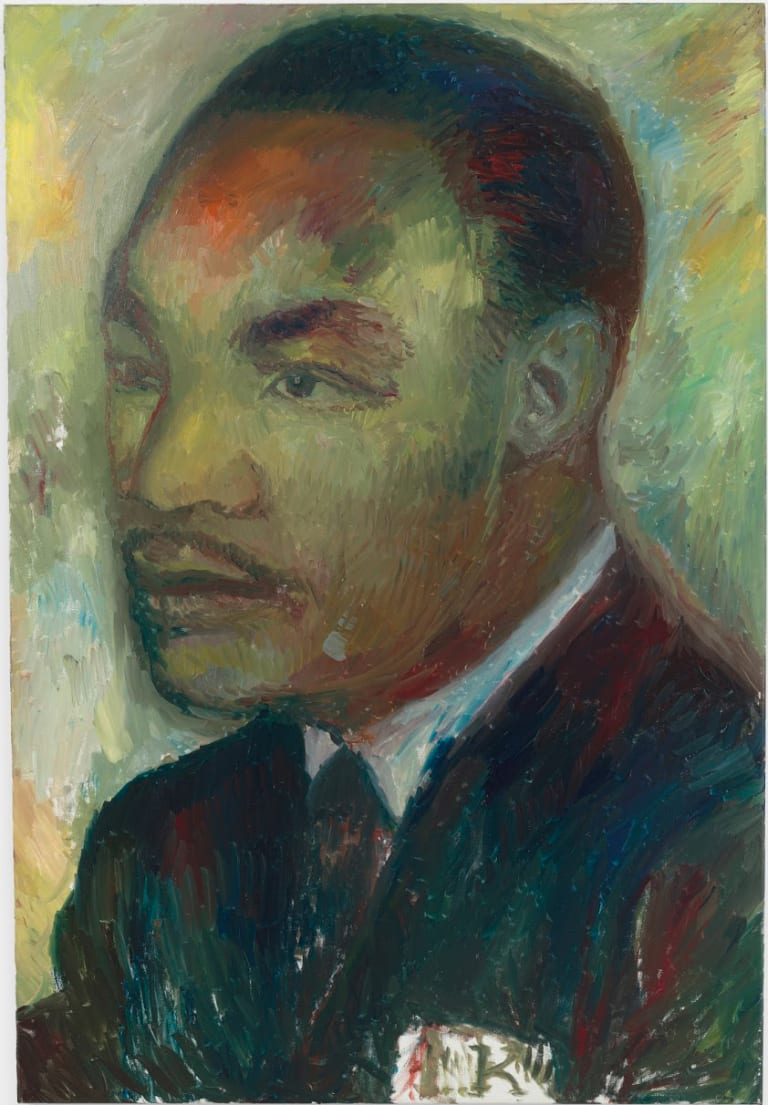 Martin Luther King Jr painting.