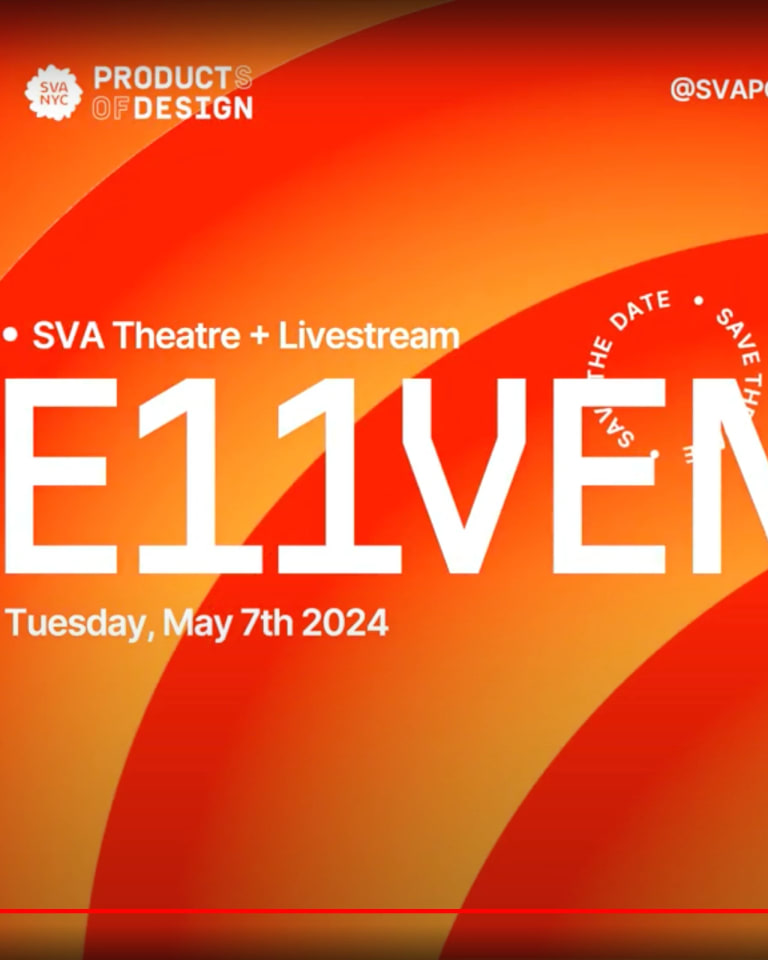 Save the date for the Eleventh MFA Products of Design Thesis Presentation