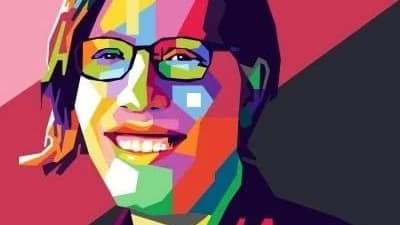 Colorful portrait of M. E. O'Brien